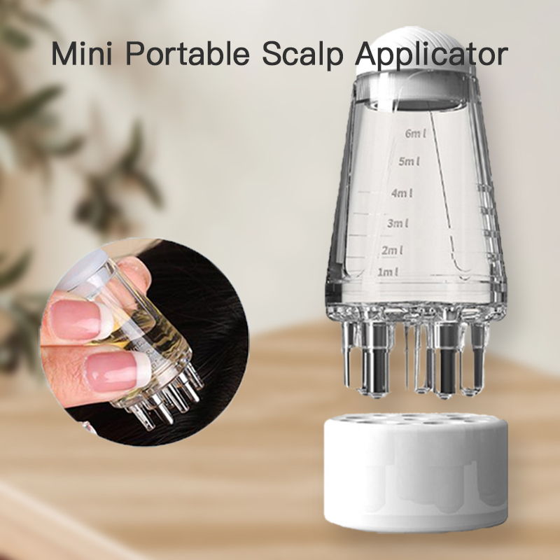Root Stimulator Liquid - Mini aplicador portátil para couro cabeludo,