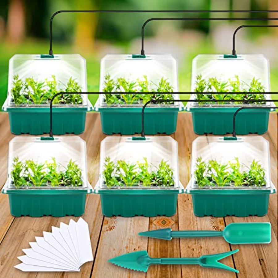 Humidity Dome Kit - Bandeja de Germinação com Luz, Kit
