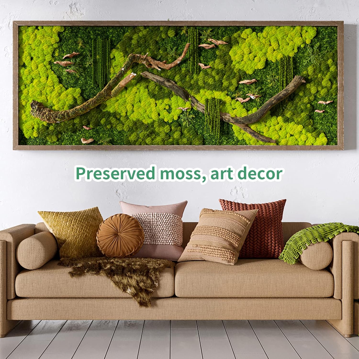 Plantas verdes artificiais min - Sphagnum Moss Dry avaliação e preço
